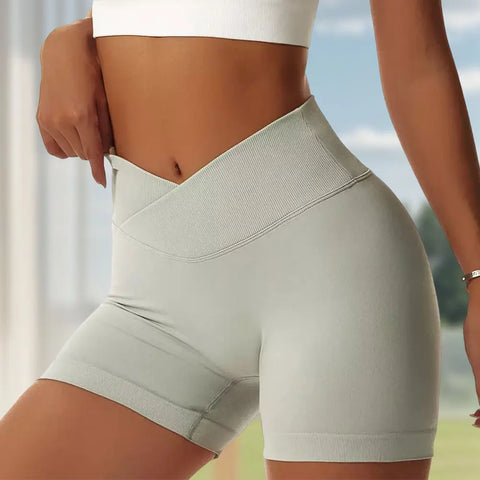 Workout Shorts for Women High Waisted Running Shorts Tummy Control Exercise Fitness Shorts for Gym Running Workout Athletic