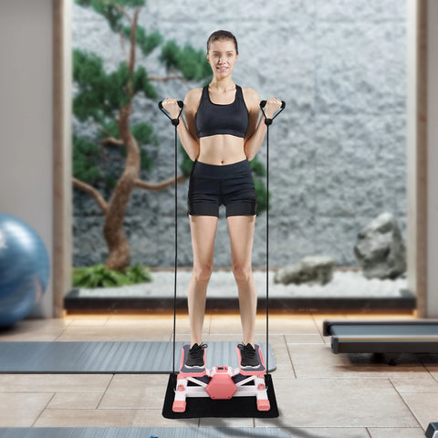Mini Steppers Mini Stepper for Exercise Home Workout Equipment Pink