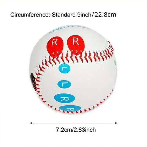 Durable 9-Inch Baseball Pitching Grip Trainer With Color Coded Finger Placement Marks For effective Increase Pitch Velocity
